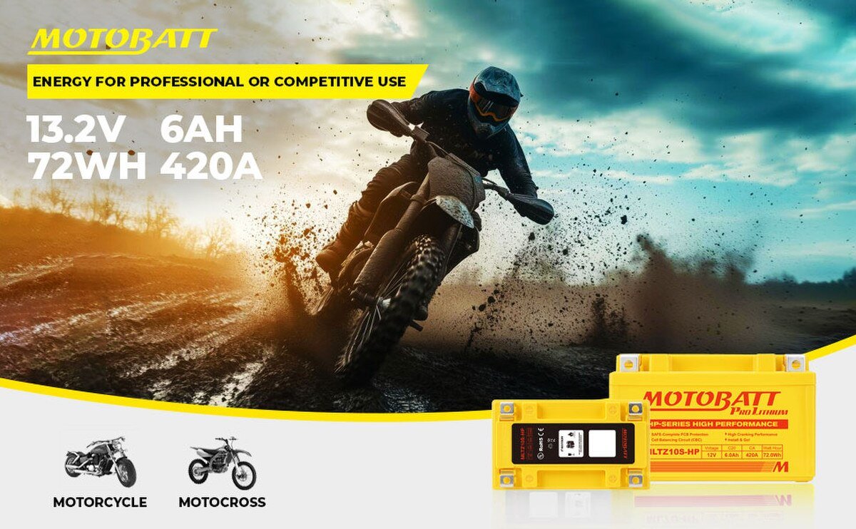 MLTZ10S-HP Motobatt LifePo4 Lithium Battery - الصورة 7