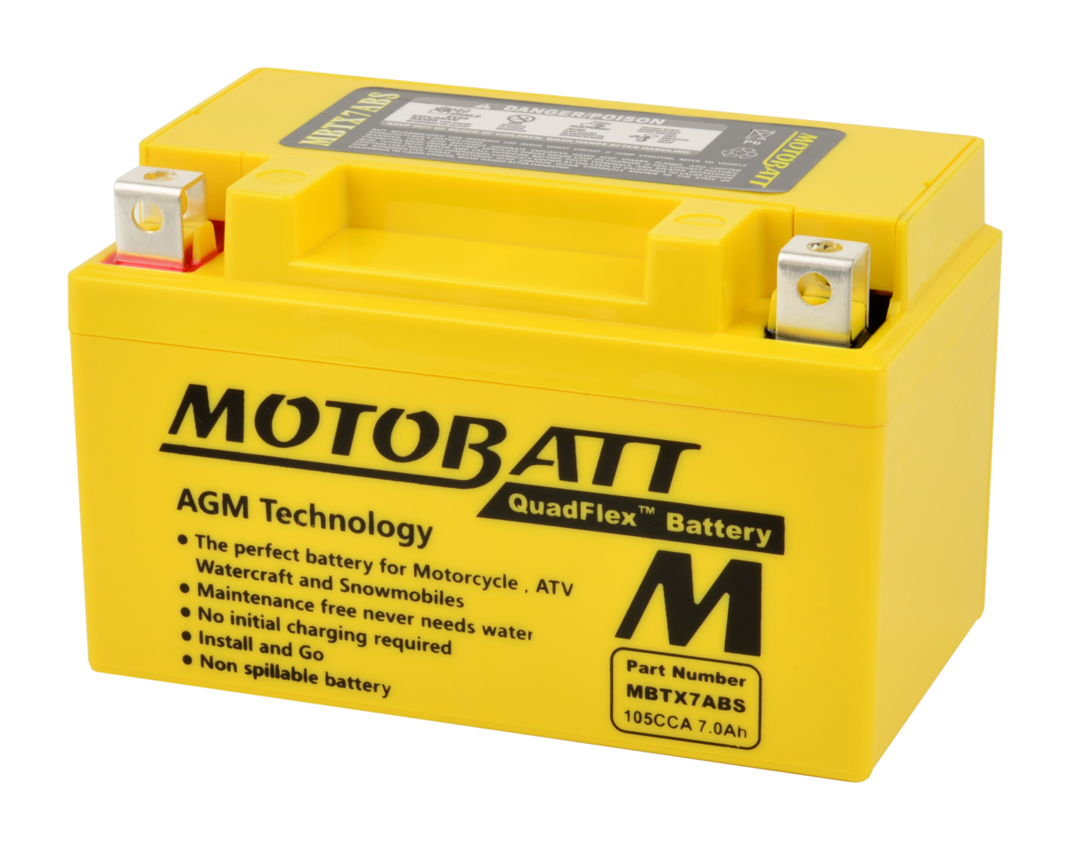 MBTX7ABS Motobatt 12V AGM Battery - الصورة 3